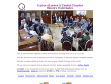 Tablet Screenshot of croydonquakers.org.uk
